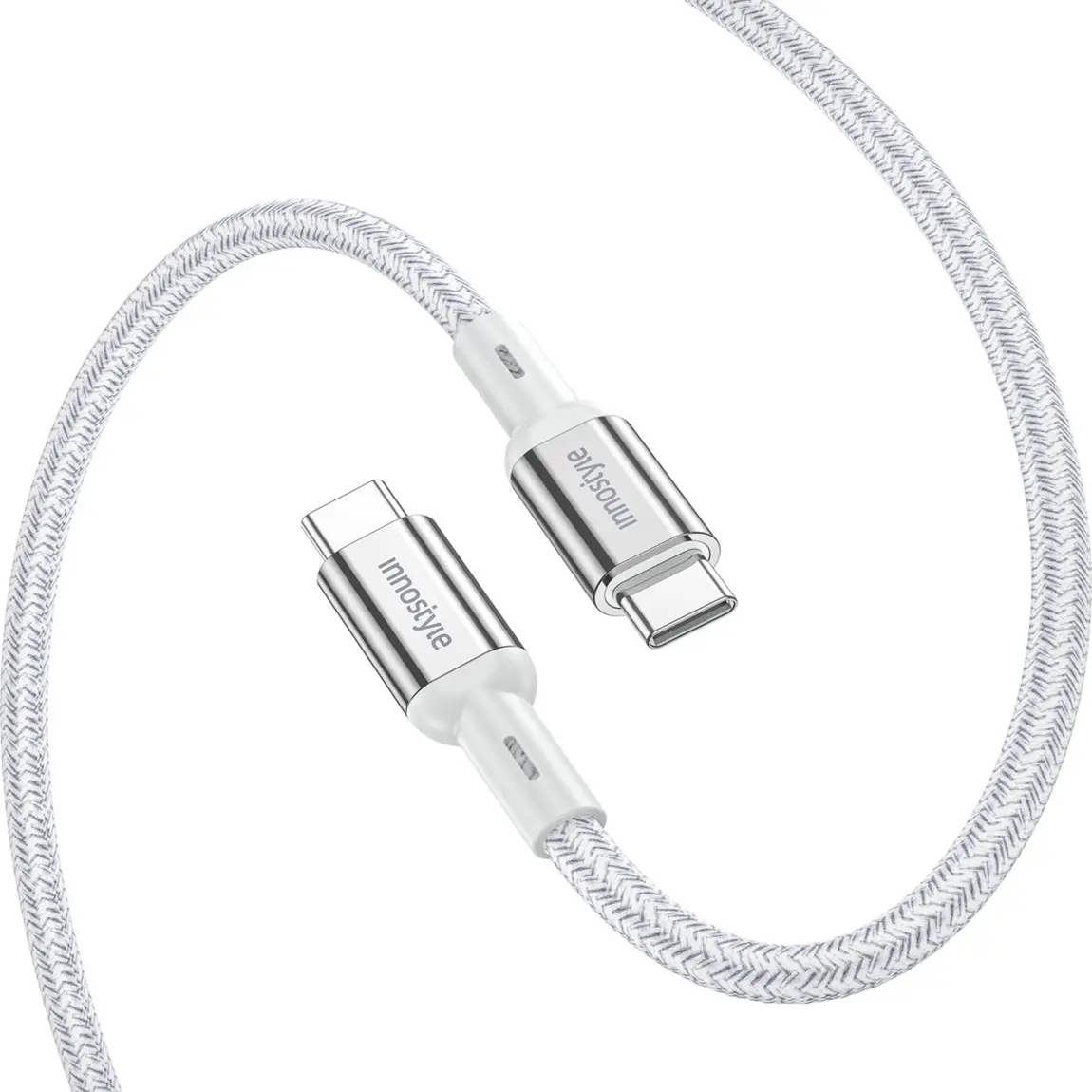 كابل شحن سريع USB-C من إننوستايل، طول 2 متر – أبيض