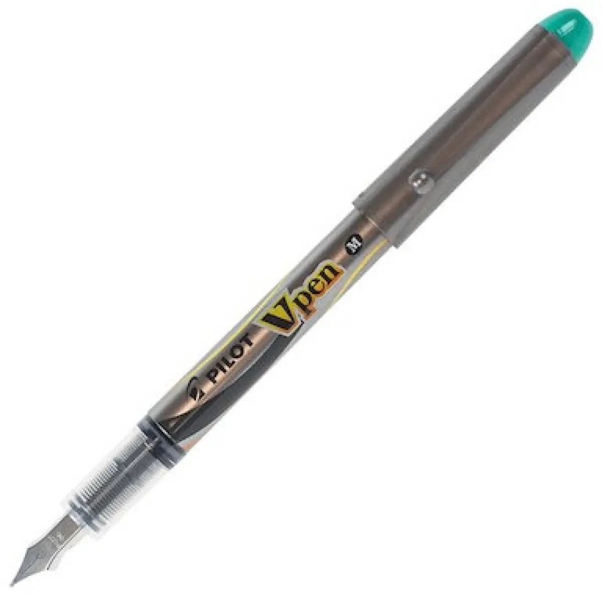 بايلوت (V-Pen) قلم حبر سائل للاستخدام لمرة واحدة، سن متوسط - أخضر - SVP-4M-G