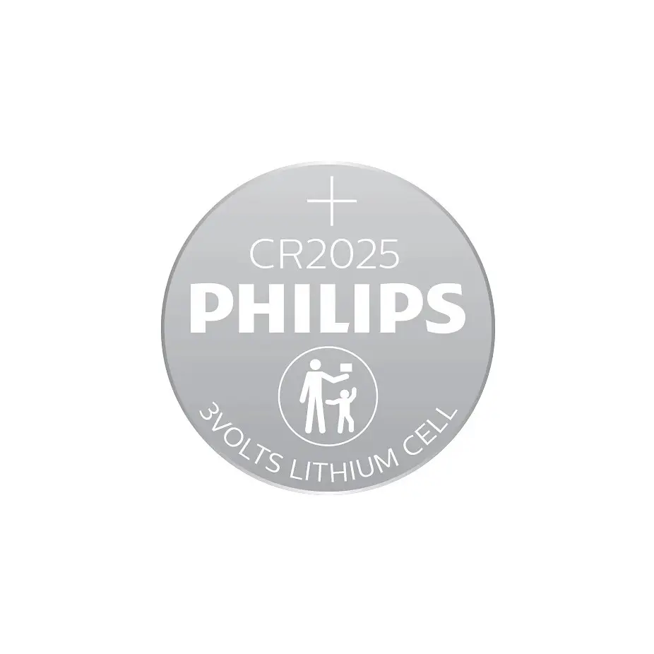Philips CR2450P1L/40 3V Lithium Coin Cell - 1-Pack