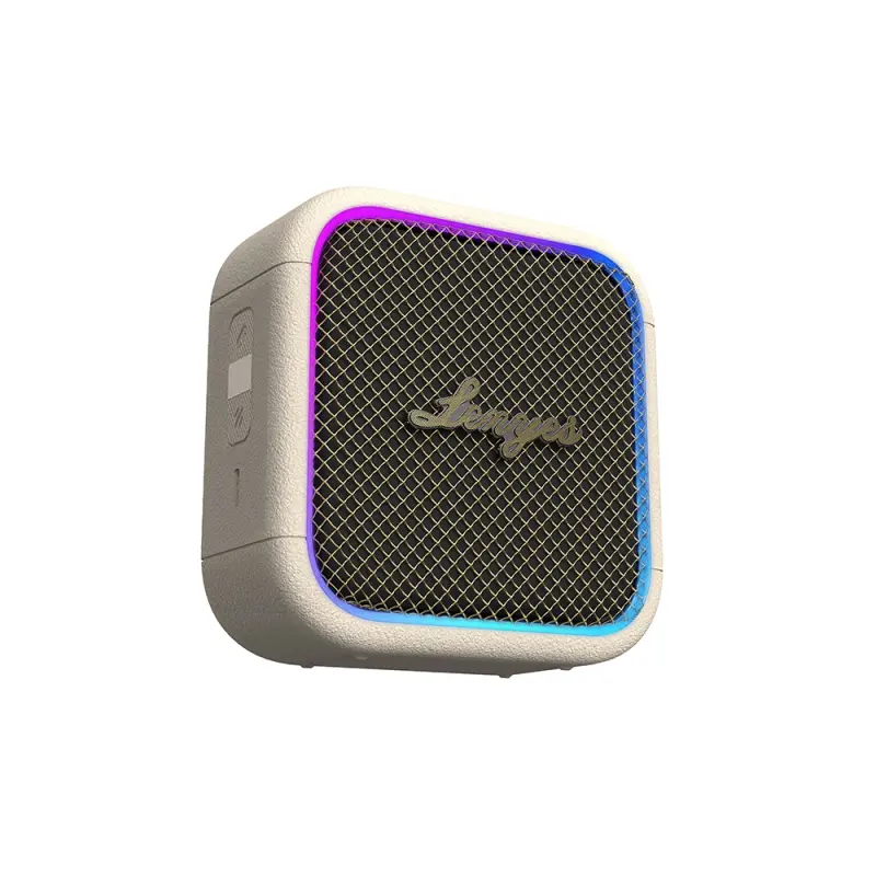 لينيس S890 RGB مكبر صوت بلوتوث محمول - أبيض