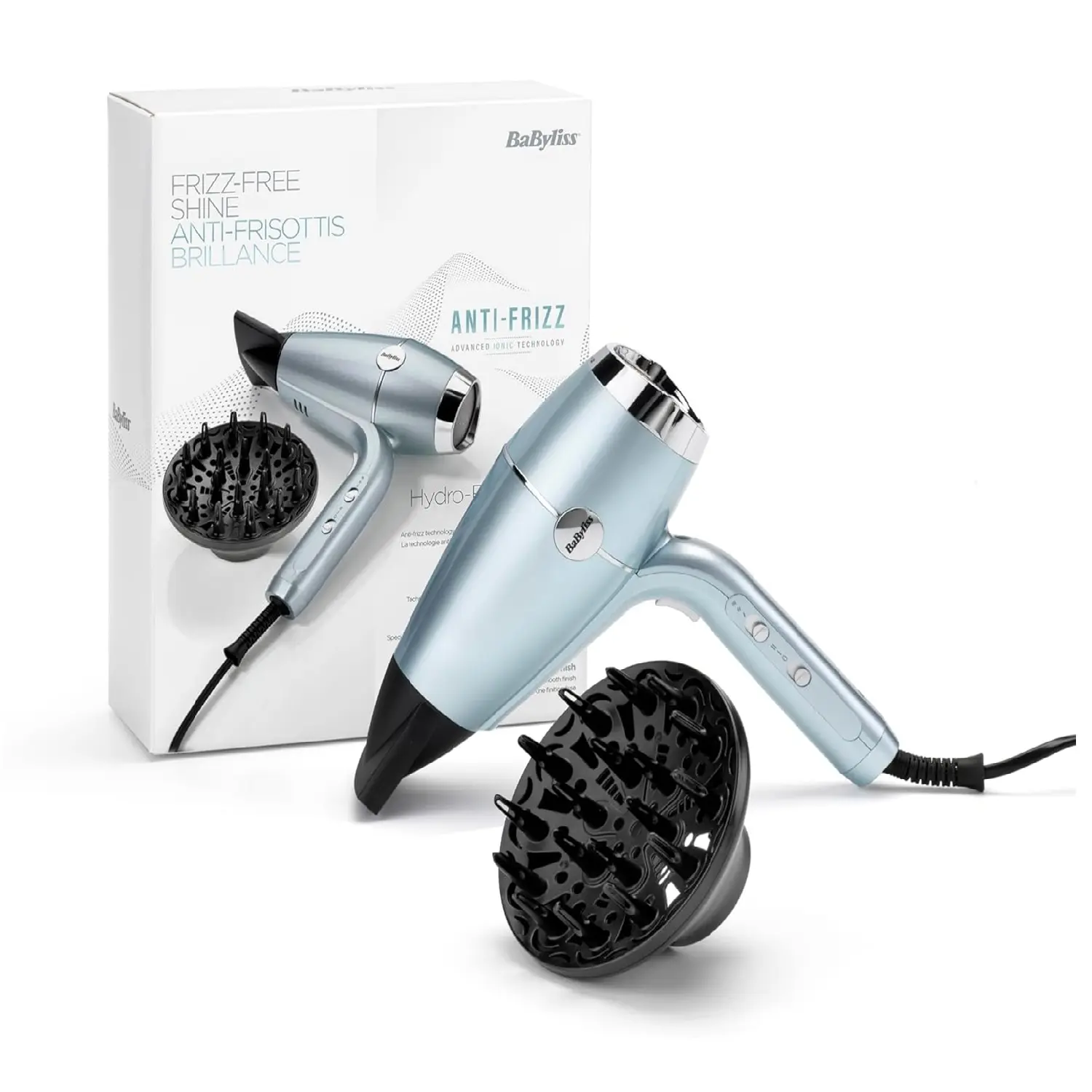 BABYLISS HAIR DRYER 3 HEAT· 2SPEED IONIC2100 Watts