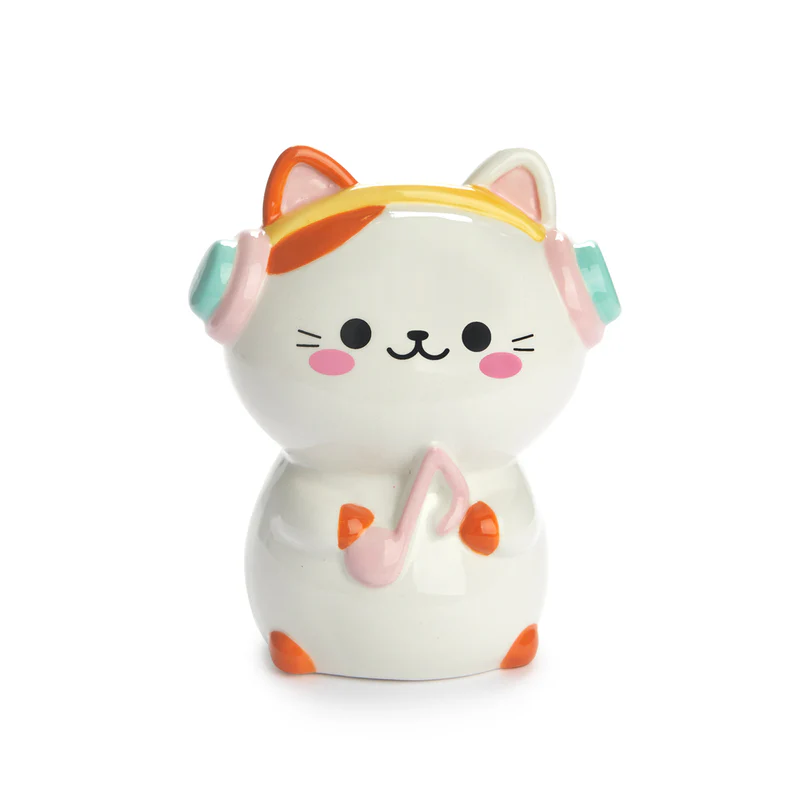 Balvi Coin bank,Kawaii Medoly,white,ceramic