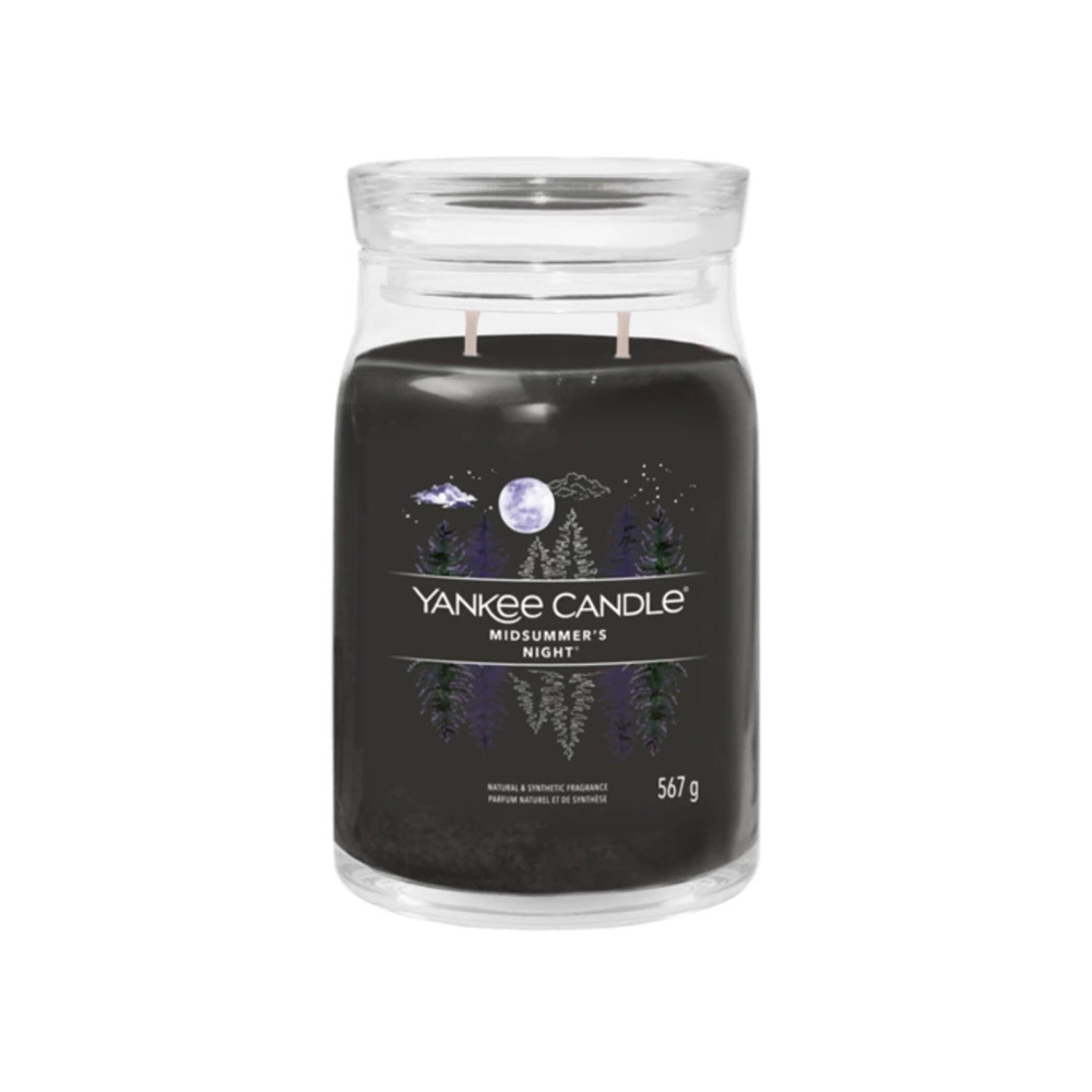 شمعة "يانكي كاندل" (Yankee Candle) الحجم الكبير (Signature Large Jar) - ليلة منتصف الصيف