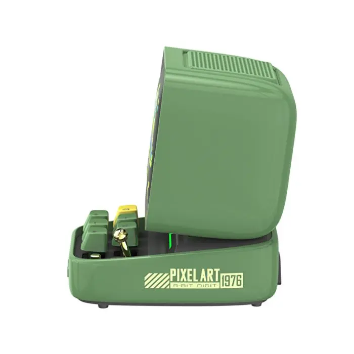 ديفوم – مكبر صوت بلوتوث بفن بكسل وتصميم ريترو، ديتو-برو (Green)