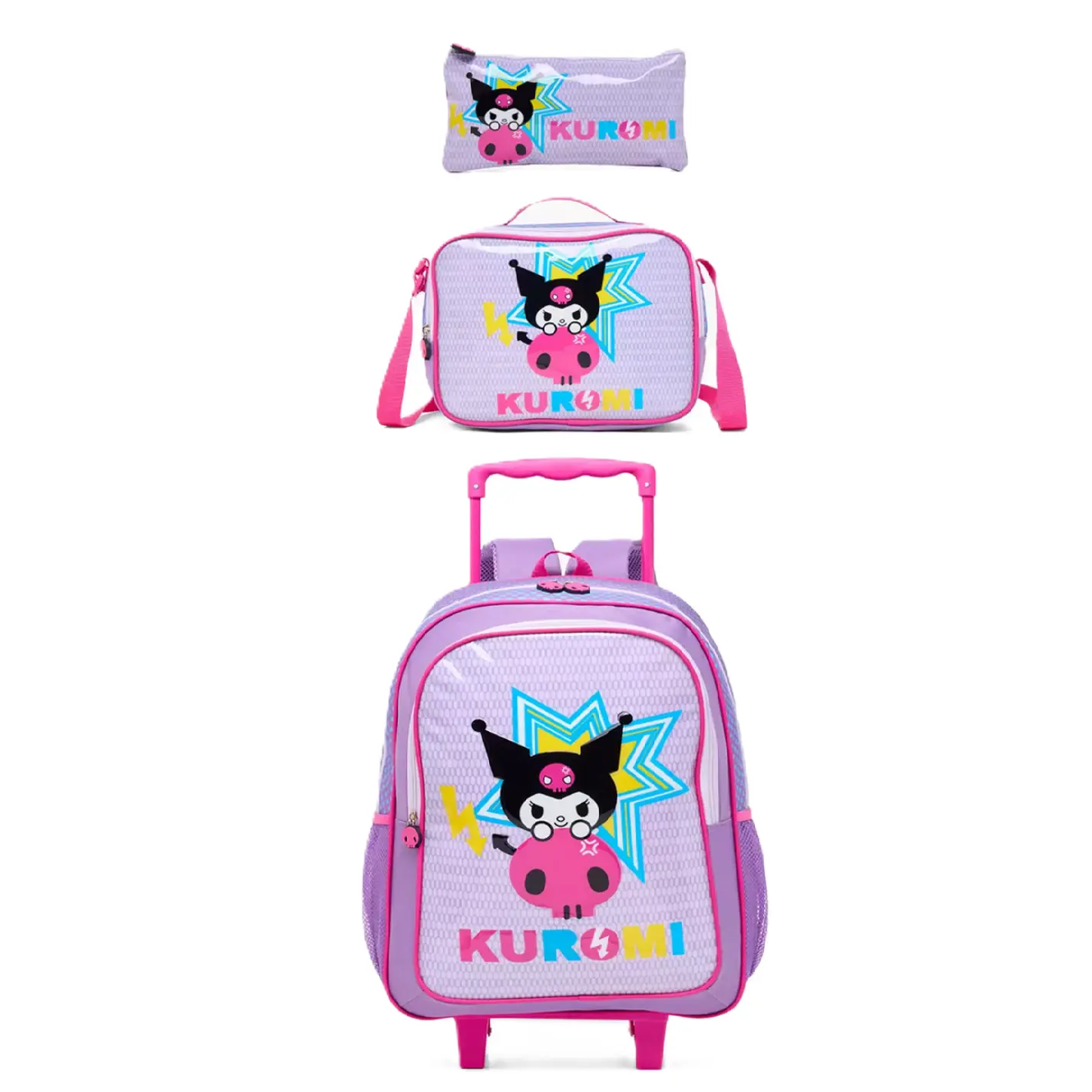 Sanrio Kuromi 3 In 1 Trolley Set 18" - Bts263In1T03-18