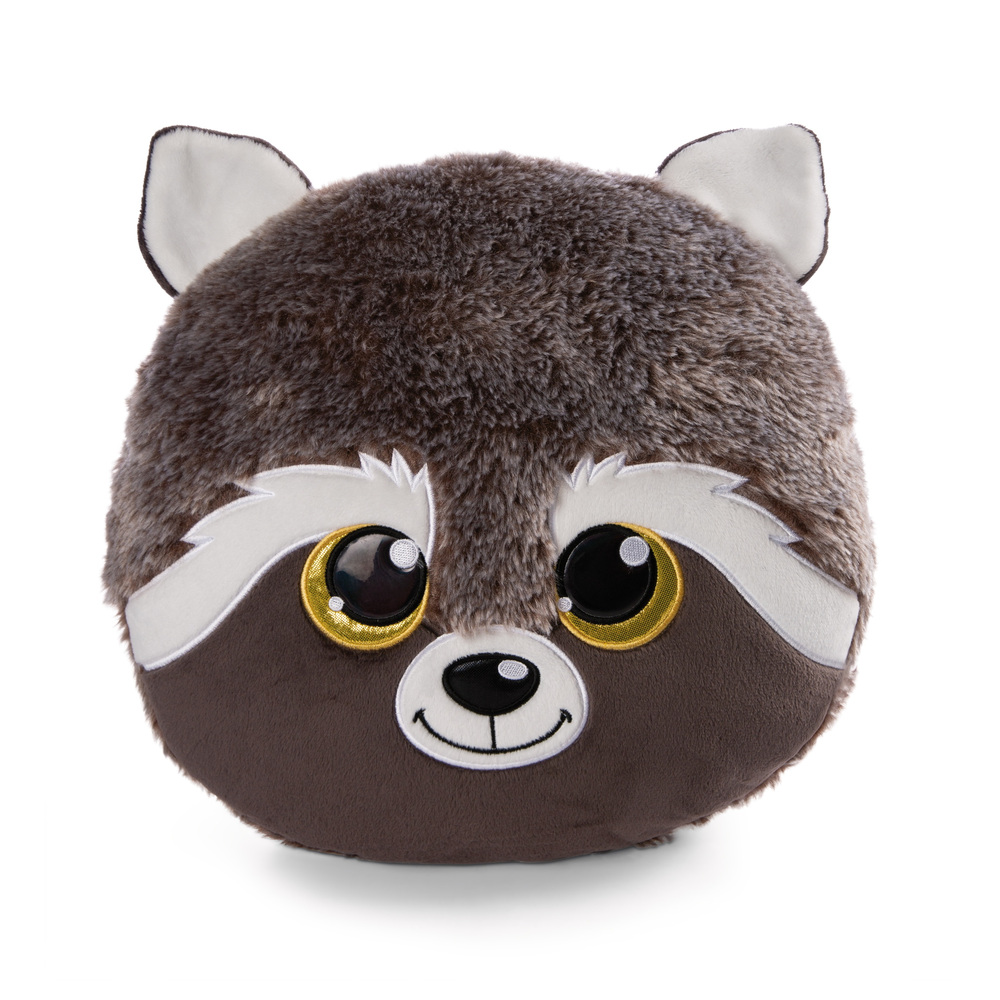 NICI Cushion Figural Raccoon Clooney 33X32cm