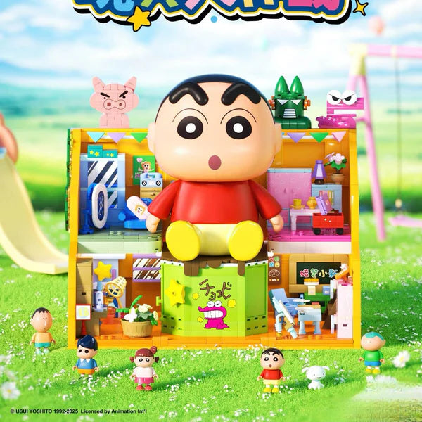 Illuminated Shin Chan House Building Blocks