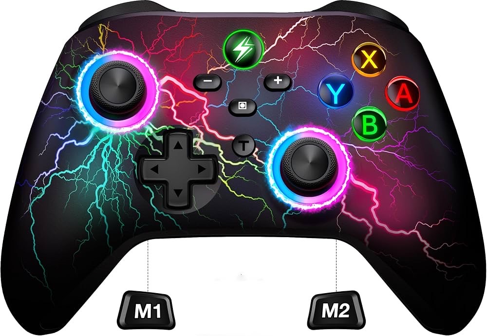 وحدة تحكم لاسلكية مطورة (Switch 2) لأجهزة Nintendo Switch وOLED وLite، وتدعم أيضاً iOS وAndroid واللعب السلكي  (PC).