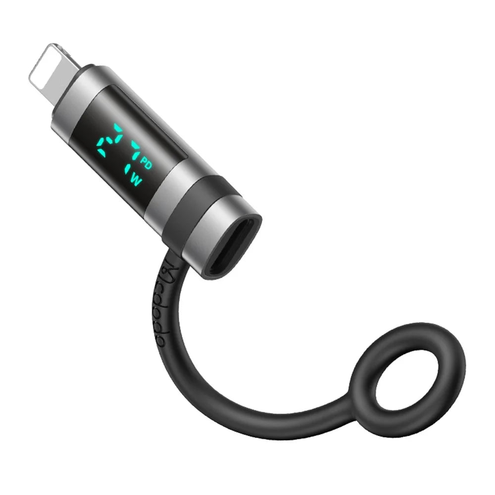 محول Mcdodo OT-2610 من USB-C الى Lightning بقدرة 36W مع شاشة رقمية