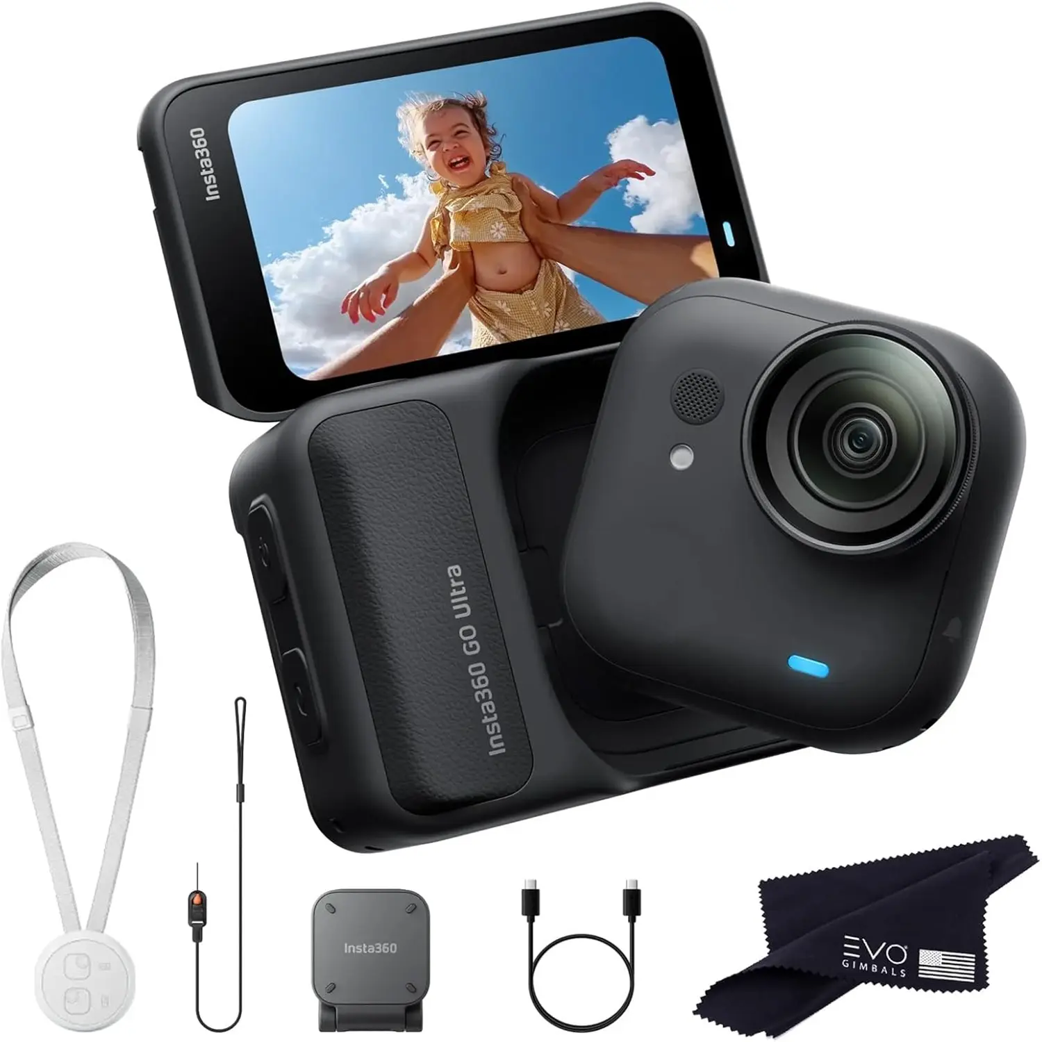 Insta360 GO Ultra Standard Bundle - Black