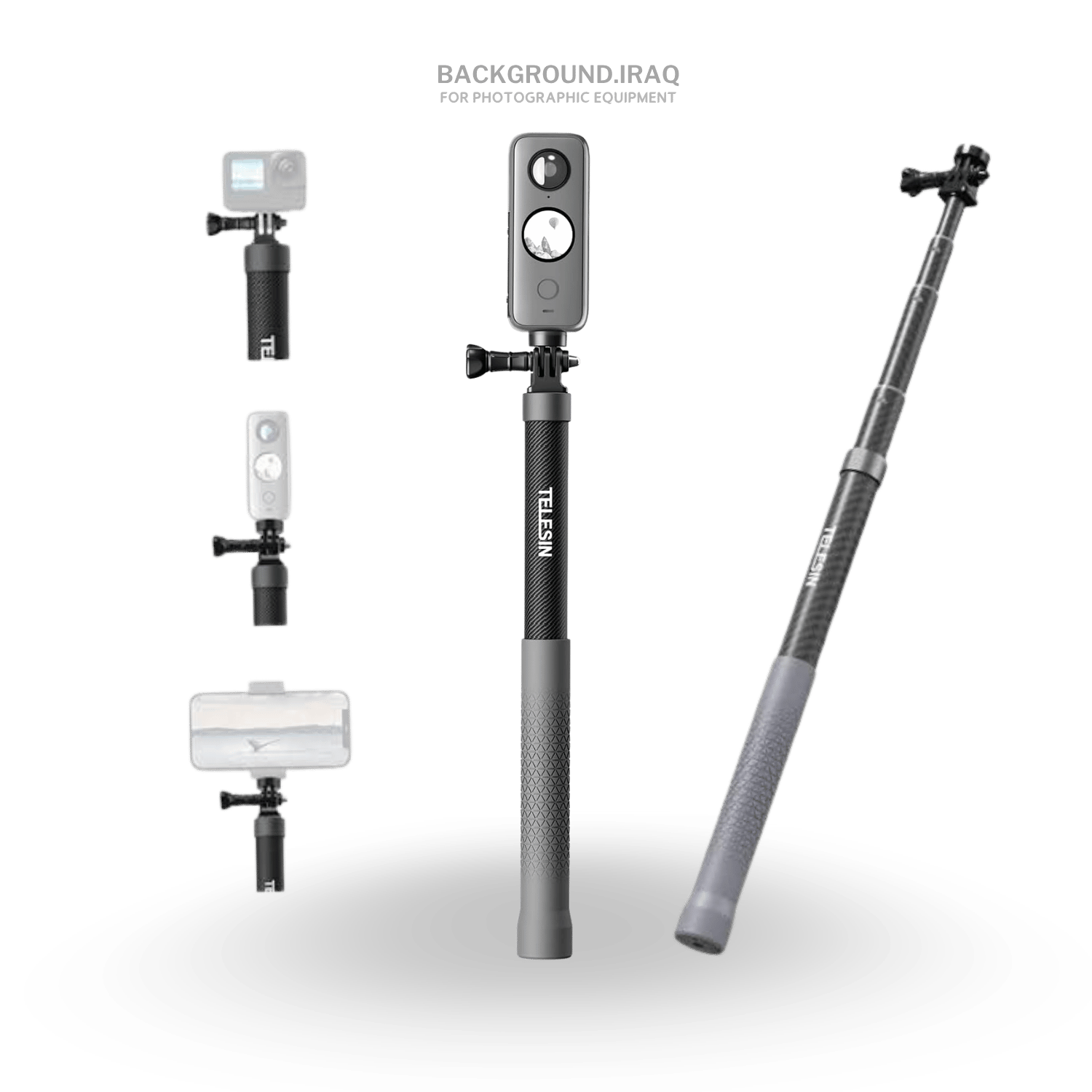 telesin GP-MNP-002 Carbon Fiber selfie 1.2m