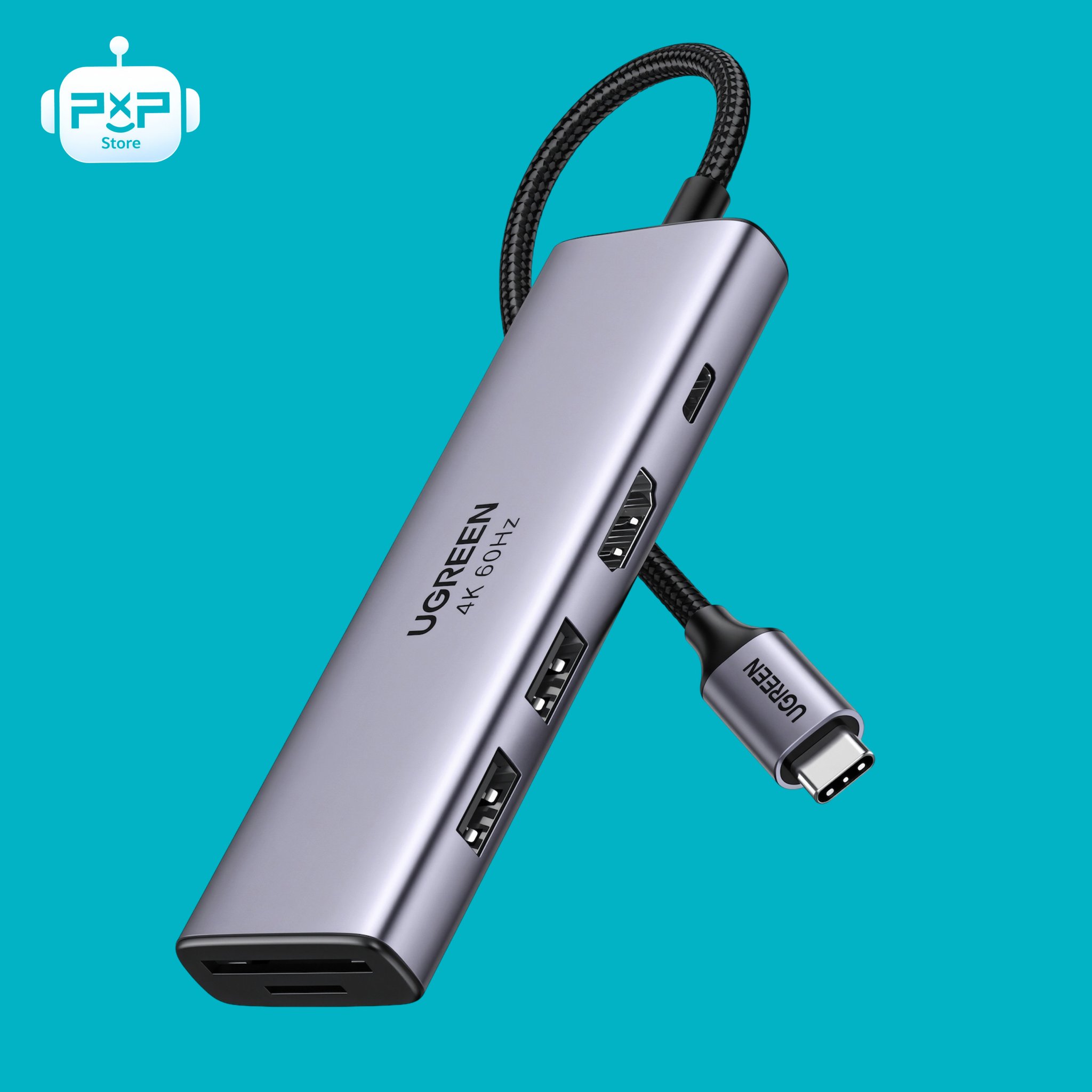 محول يوغرين متعدد الوظائف USB-C 6 في 1
