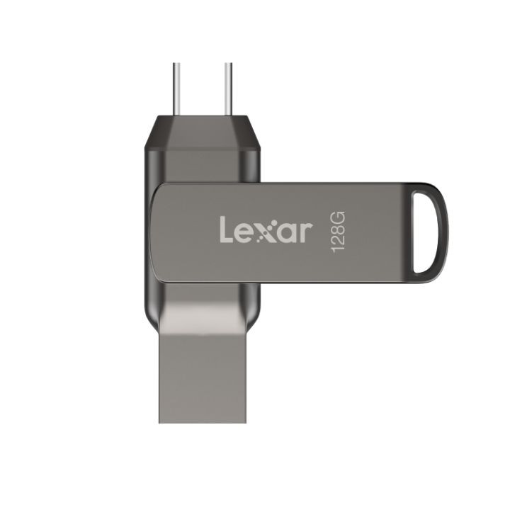 فلاشة ليكسر 128 جيجا بايت مزدوجة المنافذ – موديل D400 Lexar JumpDrive Dual Drive D400 128GB USB 3.2 Gen 1