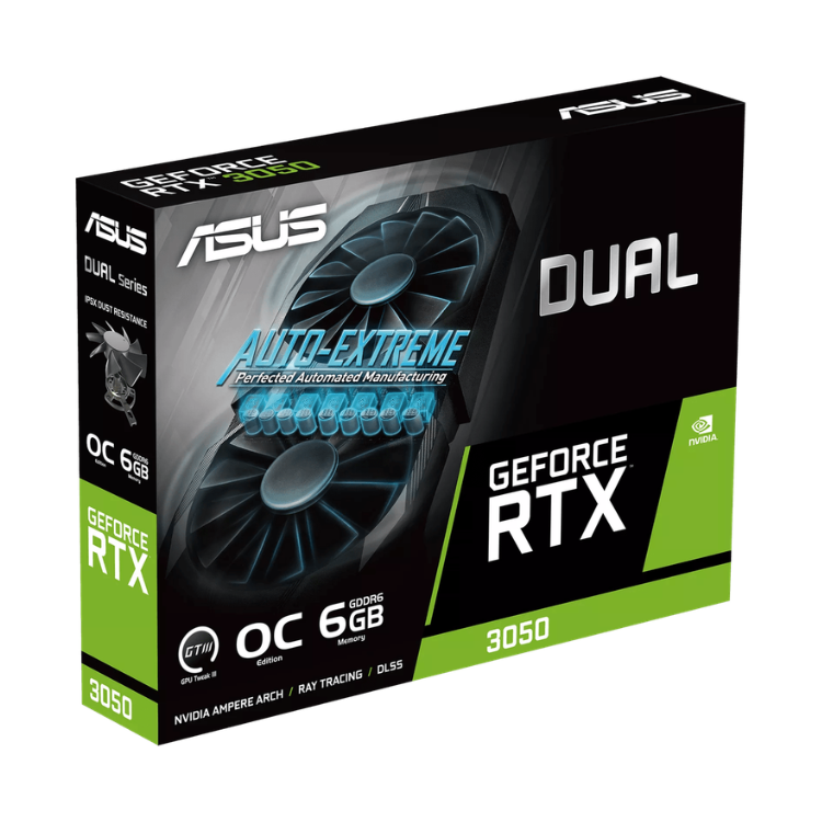 ASUS RTX 3050 Dual OC 6GB GDDR6