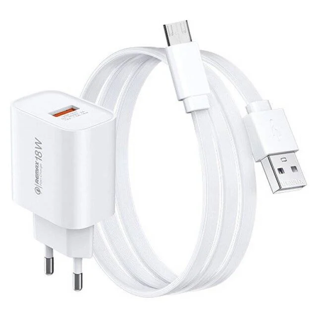 Remax 18W U119 [Micro-USB] Charger with Cable