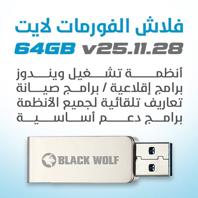 تهيئة محرك أقراص فلاش (64 جيجابايت) لايت الإصدار الجديد v25.11.28
