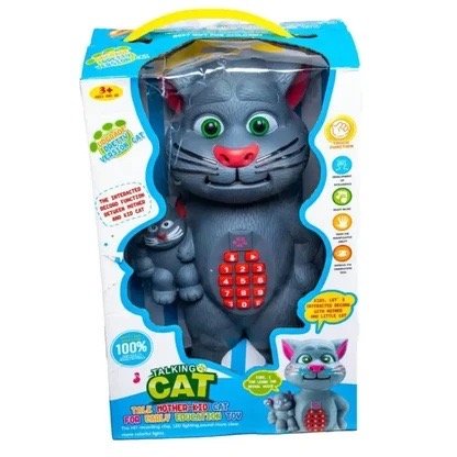 Big Talking Tom Cat with Kid Interactive Educational Toy
