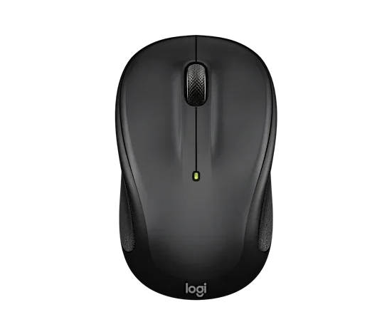 Logitech M325S Wireless Mouse — Compact 2.4 GHz USB Optical Mouse with Micro‑Precise Scrolling, 5 Buttons, 1000 DPI & Up to 18‑Month Battery Life