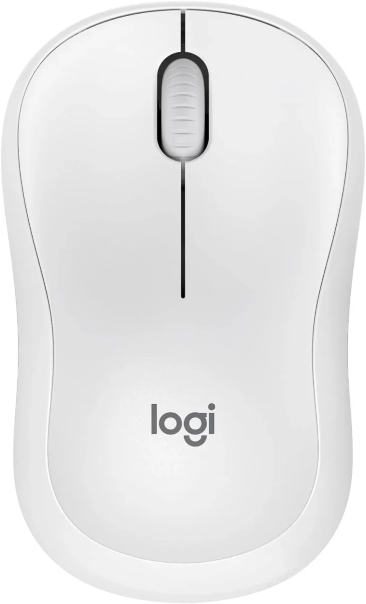 Logitech M240 Silent Bluetooth Wireless Mouse – White