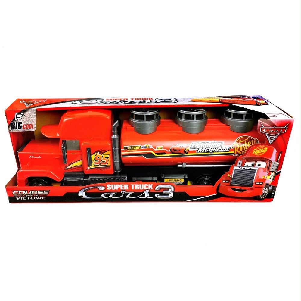 Cars 3 Lightning McQueen Mack Big Truck Transport Vehicle Toy Set