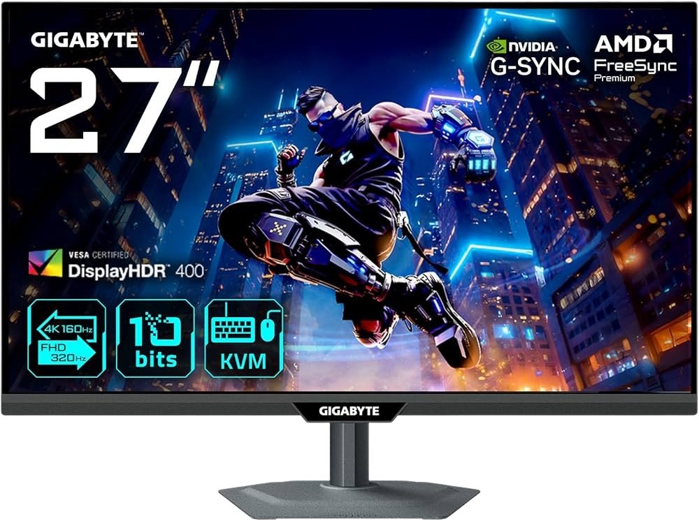GIGABYTE M27UP 27" 4K UHD 160Hz SS IPS Gaming Monitor