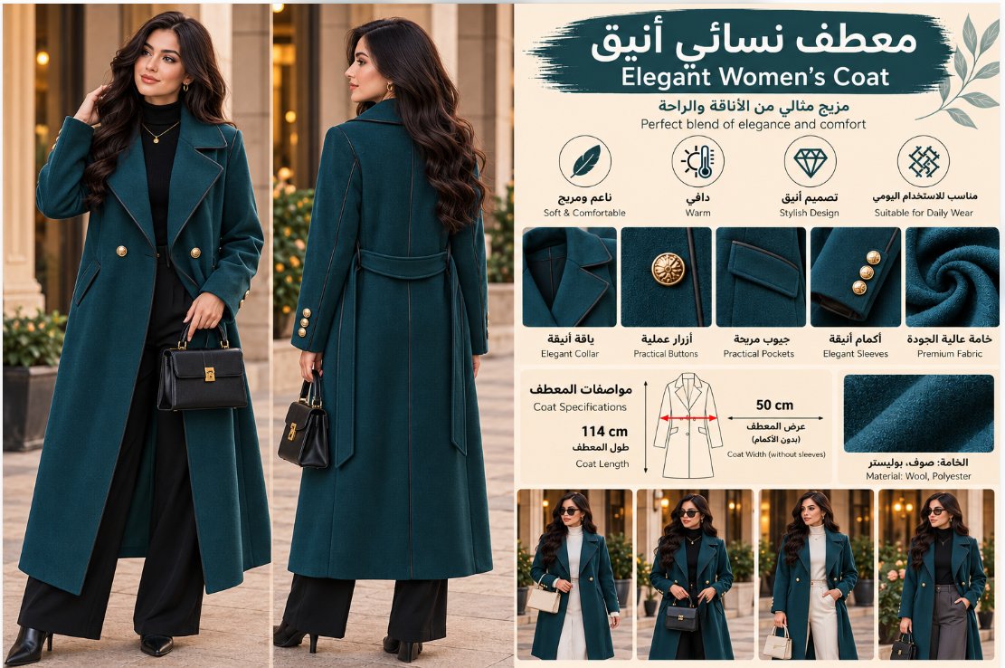 B06 Women's Long Coat