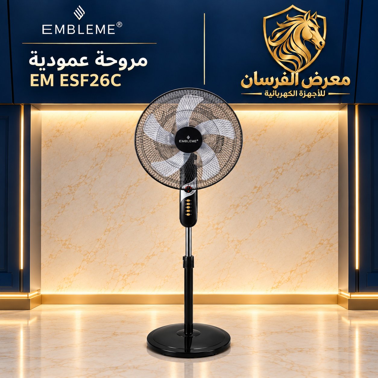 EMBLEME EM ESF26C 20 inch Stand Fan