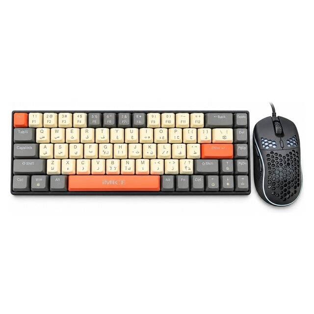 كيبورد + ماوس iMice MK-X70 EN-AR Mechanical