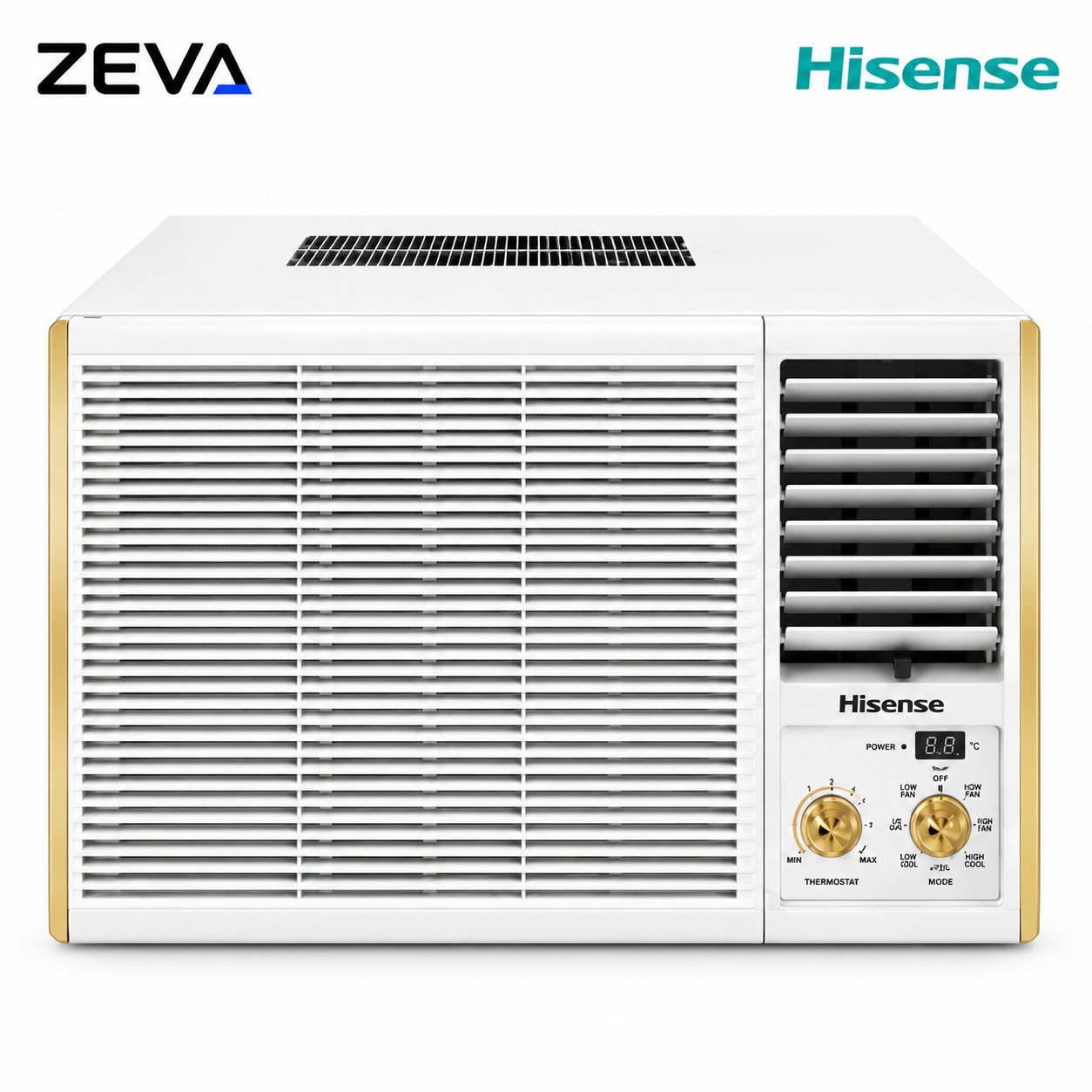 Hisense 2 Ton Window Air Conditioner with T3 Rotary Compressor and 4-Way Airflow