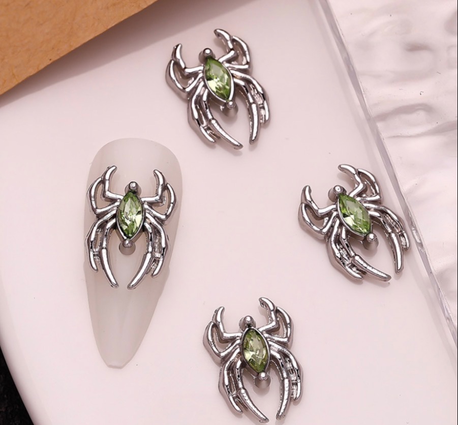 Nails stick on sticker spider