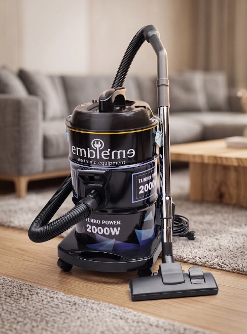 Vacuum cleaner with a 25-liter tank