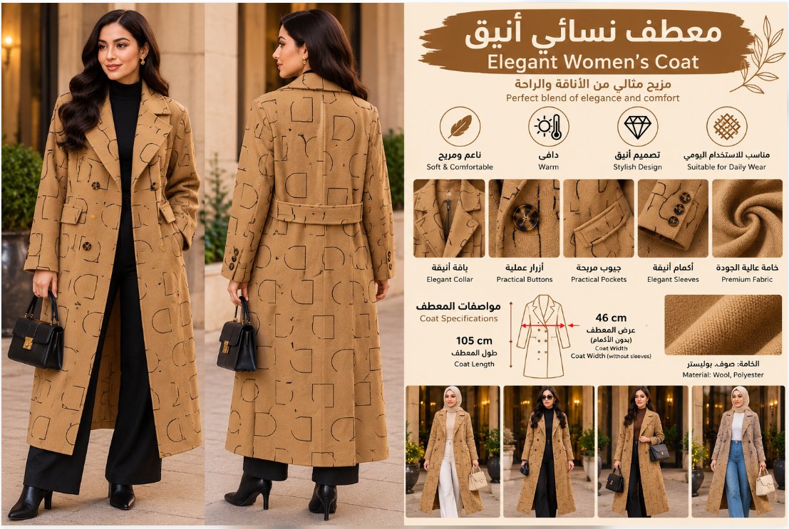 B05 Women's Long Coat