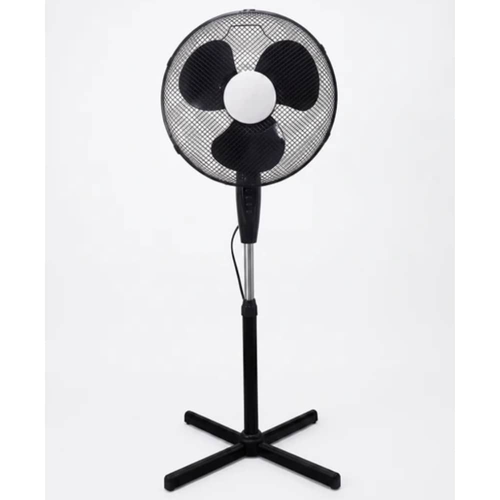 Hausberg HB-5100NG Stand Fan - 16 Inch - Black