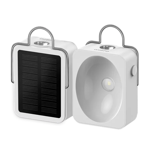 مصباح Oraimo SmartLamp Solar يعمل بالطاقة الشمسية ببطارية 450 مللي أمبير – عبوة قطعتين – أبيض