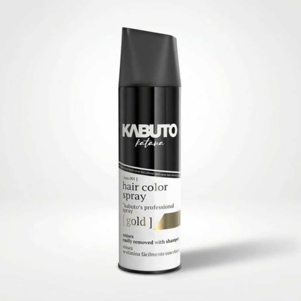 بخاخ صبغ الشعر كابوتو Kabuto بحجم 150ml – ذهبي
