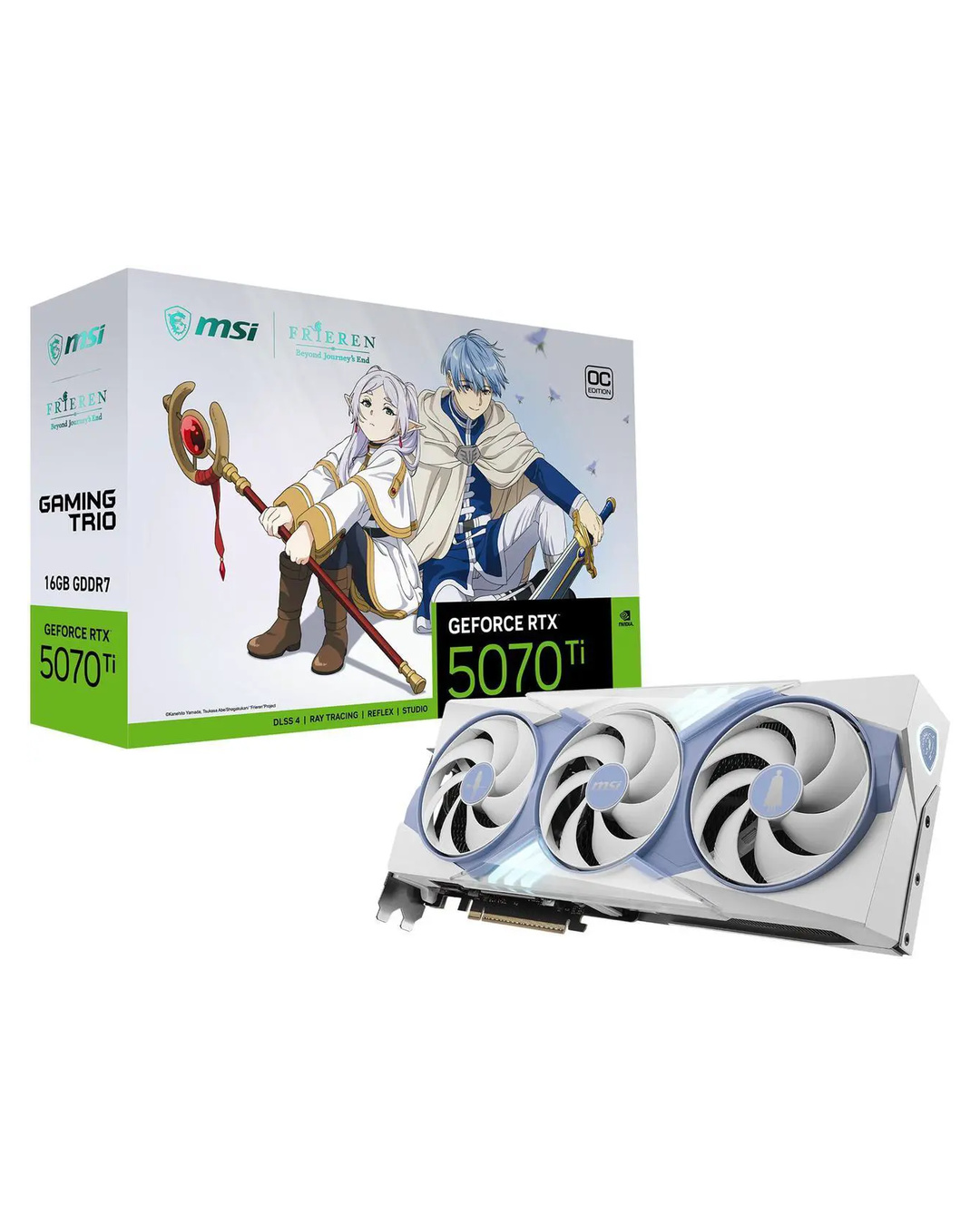 بطاقة MSI FRIEREN EDITION GeForce RTX 5070 Ti 16GB GDDR7 OC