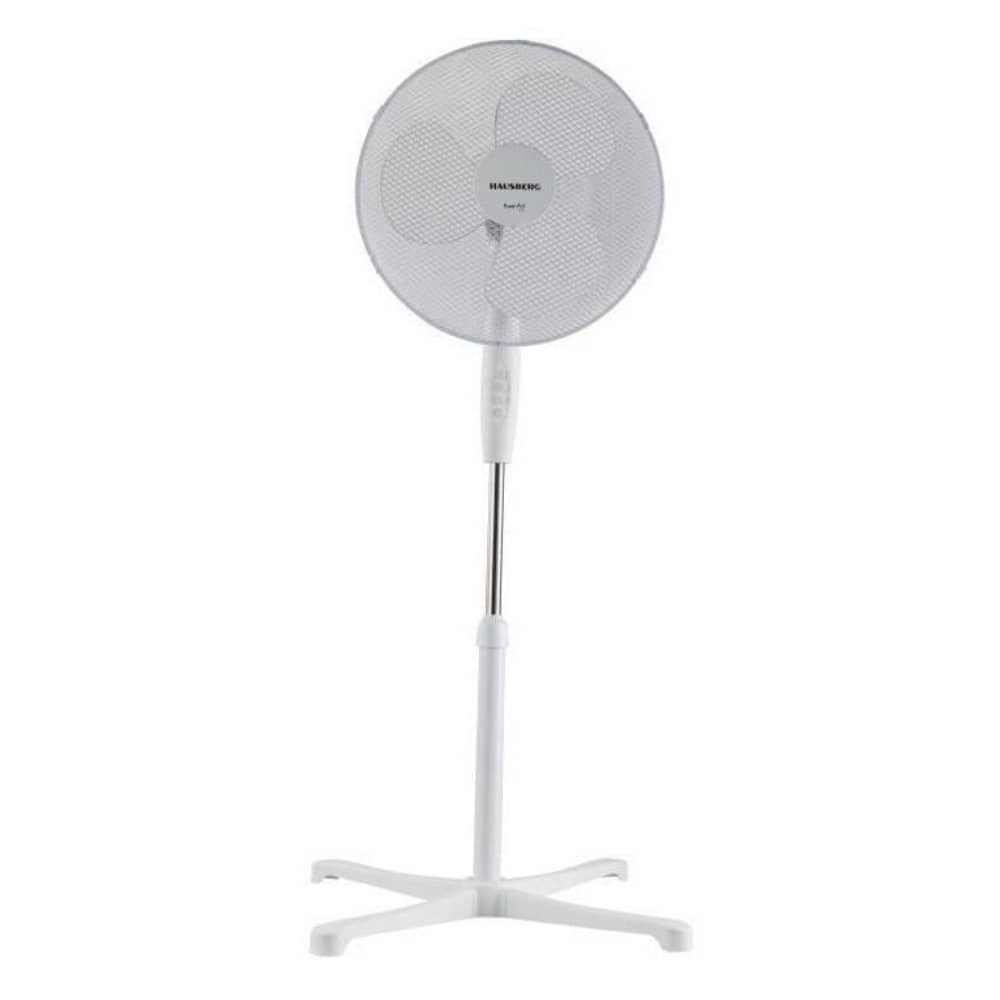 Hausberg HB-5100AB Stand Fan - 16 Inch - White