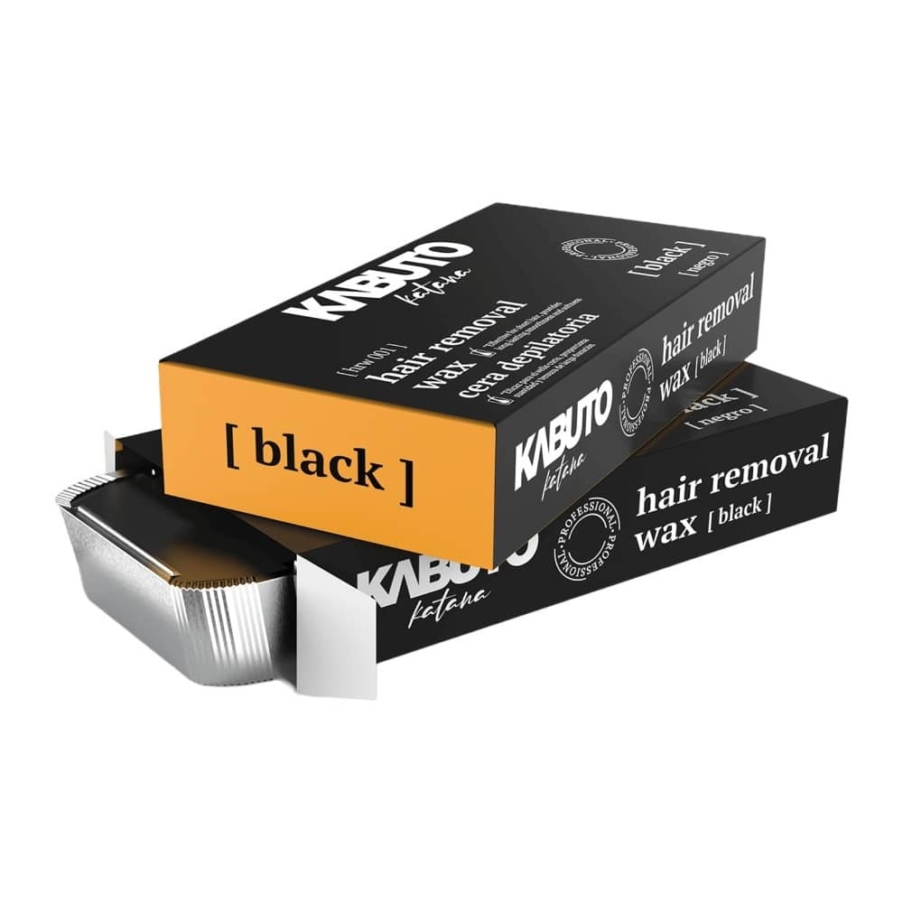شمع إزالة الشعر كابوتو Kabuto صلب أسود Black – 500gm