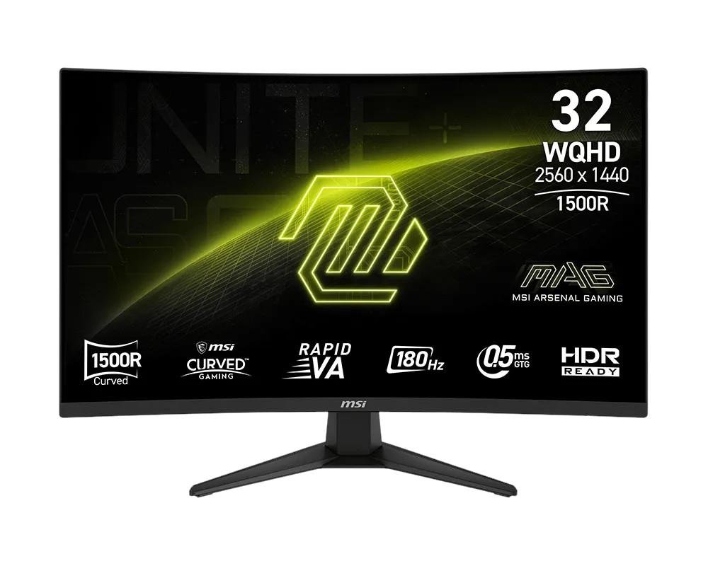 MSI MAG 321CQF E18 31.5" WQHD 180Hz Curved Gaming Monitor