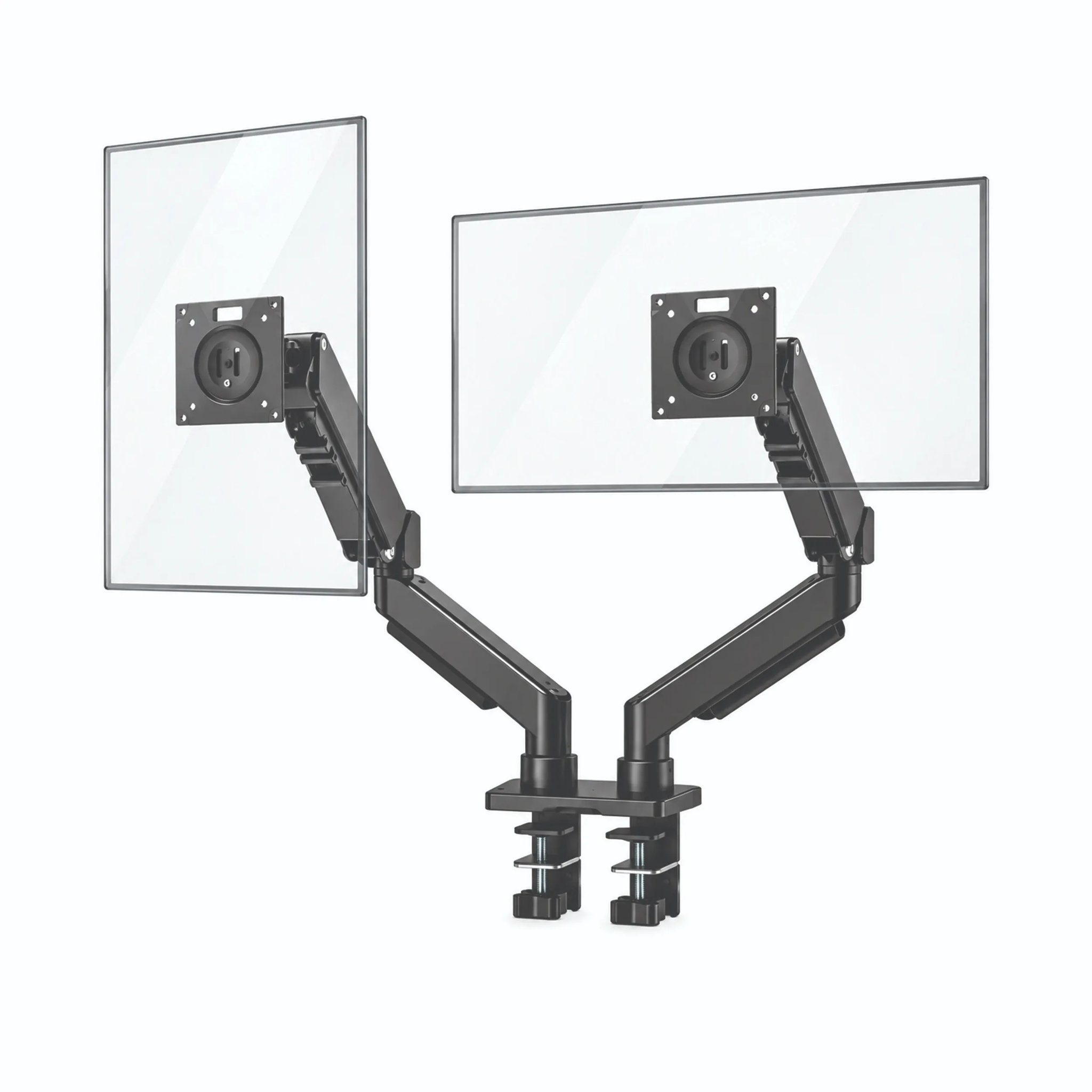 TH-02S Dual Monitor Adjustable Desk Mount