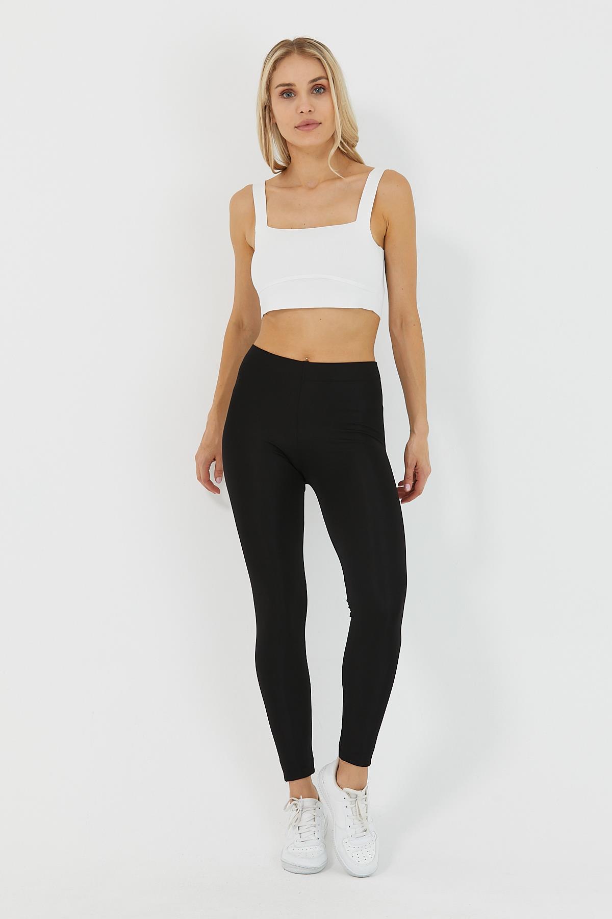 Women's Black High-Waist Leggings