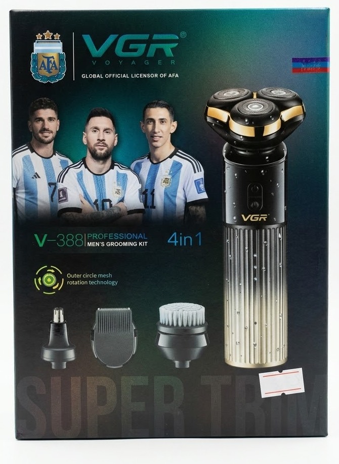 VGR Voyager V-388 Professional Men's Grooming Kit 4in1 (AFA Edition)