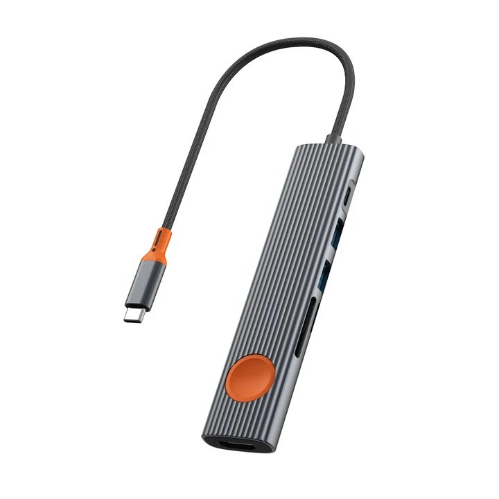 موزع USB-C للسفر WiWU 7 في 1 Wi-HB007