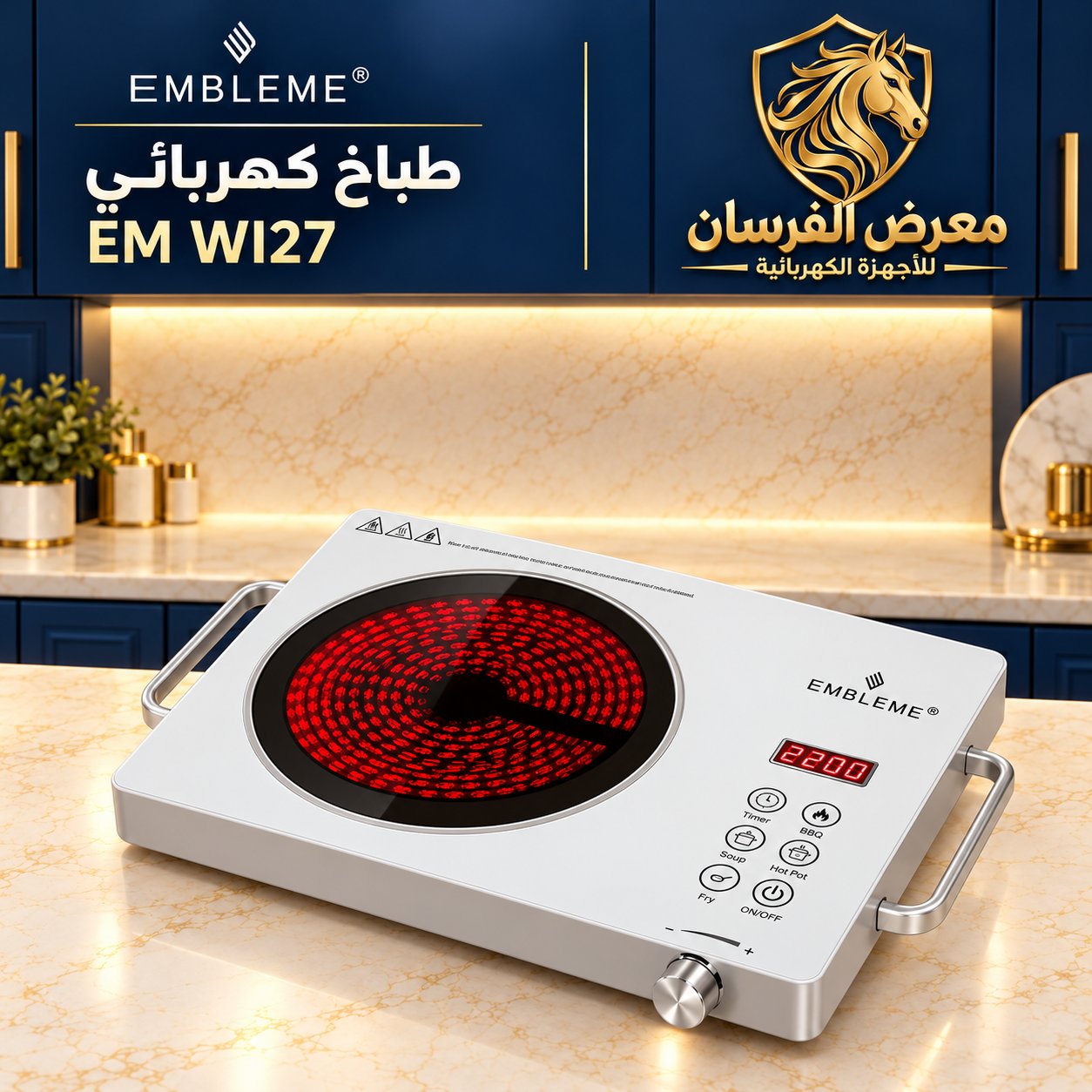 EMBLEME EM WI27 Single Electric Cooker
