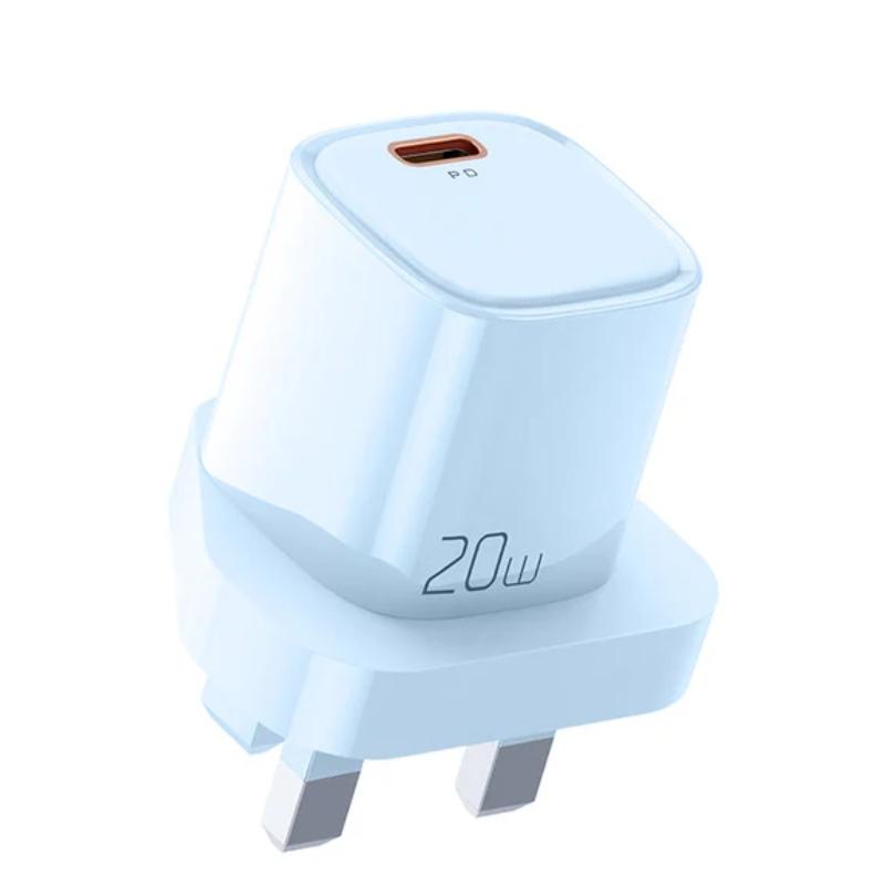 شاحن MC 20W مع C إلى C 1.2m Blue Truck) اللون ازرق)