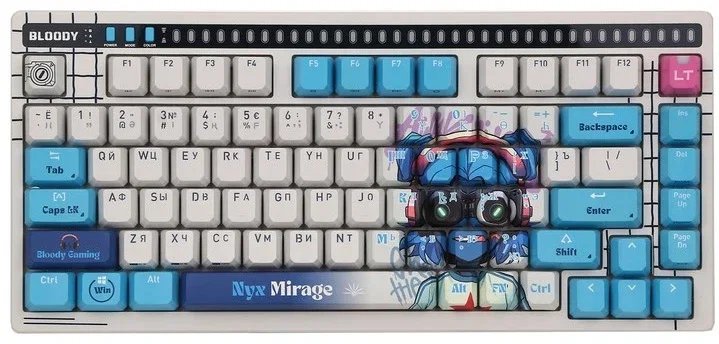A4Tech Bloody AT75 Mechanical Gaming Keyboard (Nyx Mirage Edition)