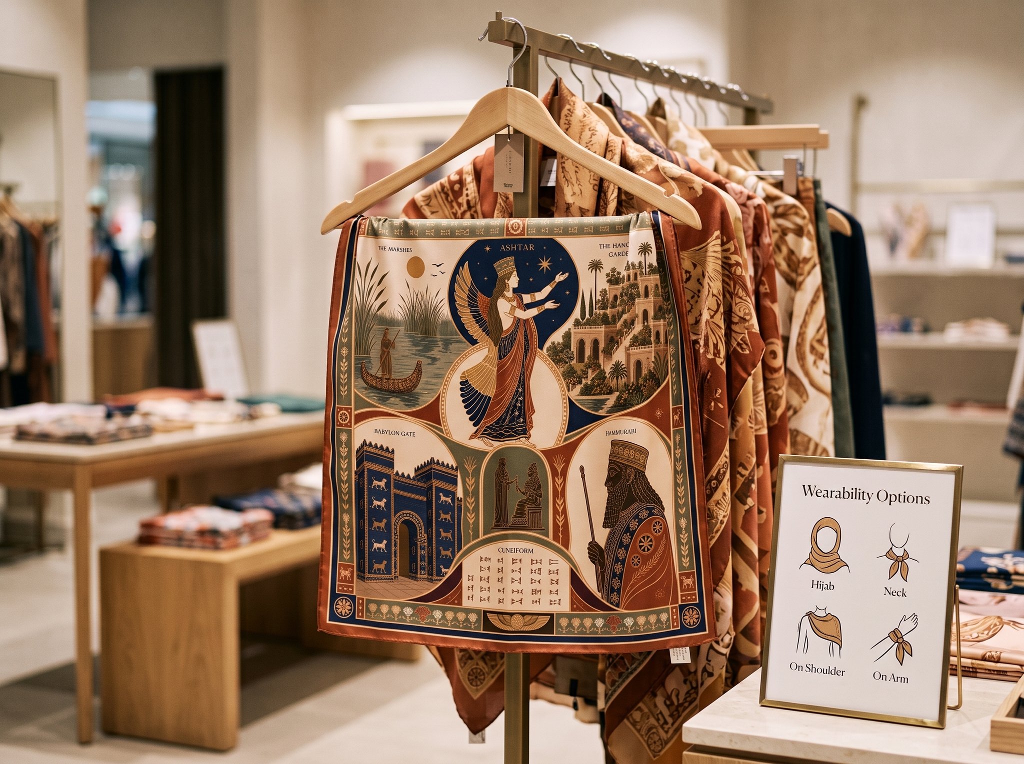 mesopotamia Scarf