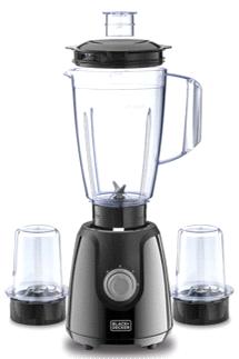 BLACK+DECKER BX440G-B5 Glass Blender with Two Grinders