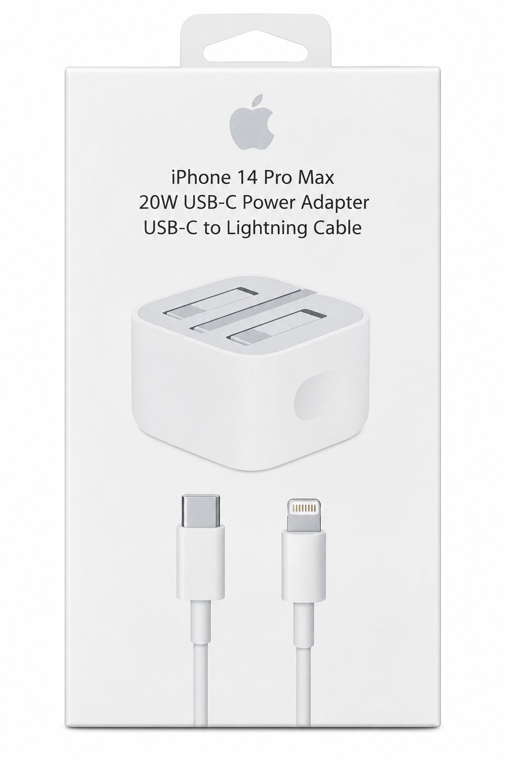 شاحن آيفون 20 واط مع كيبل USB-C إلى Lightning