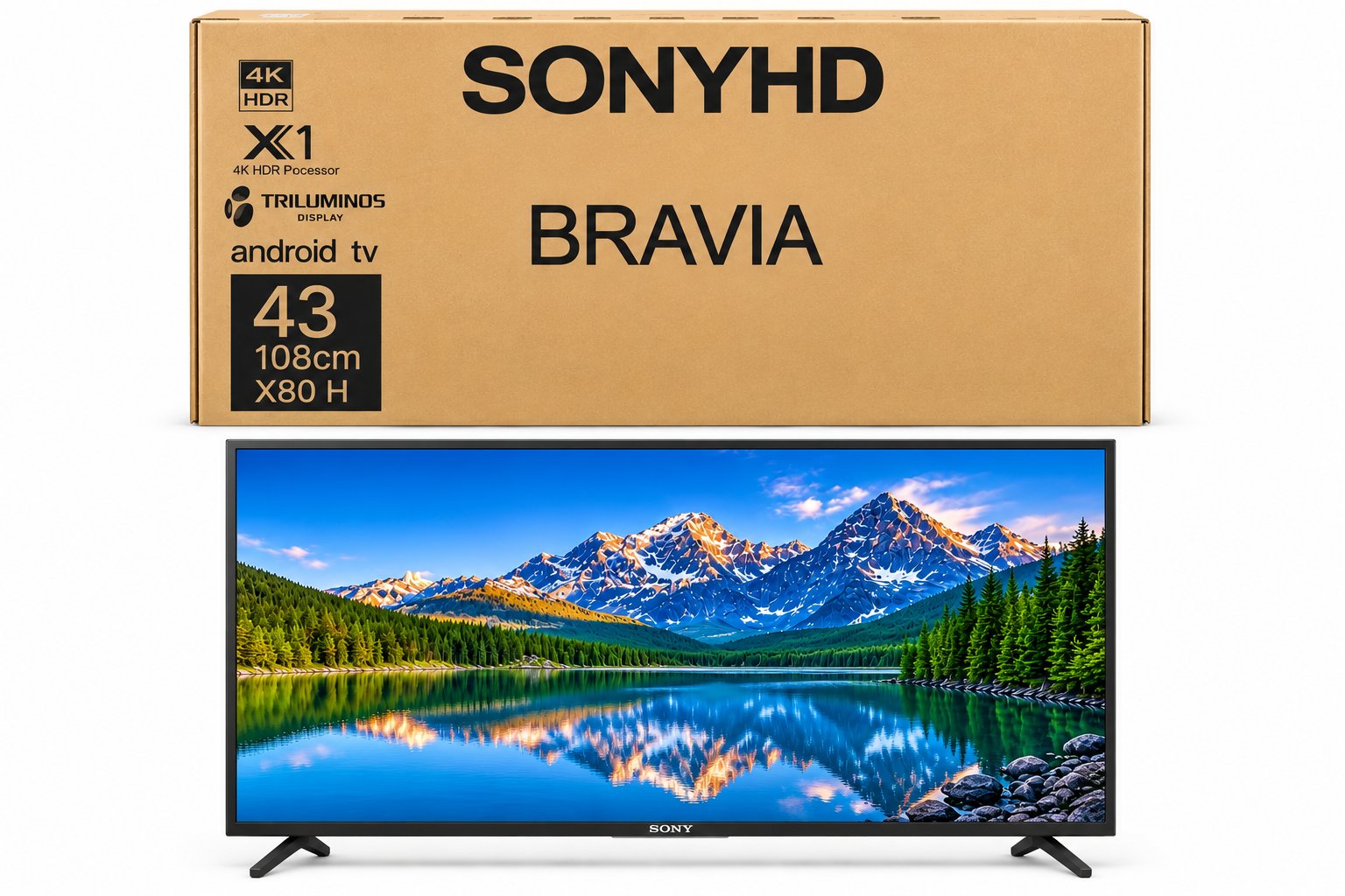 شاشة سونياجدي براڤيا سمارت 43 بوصة 4K HDR أندرويد